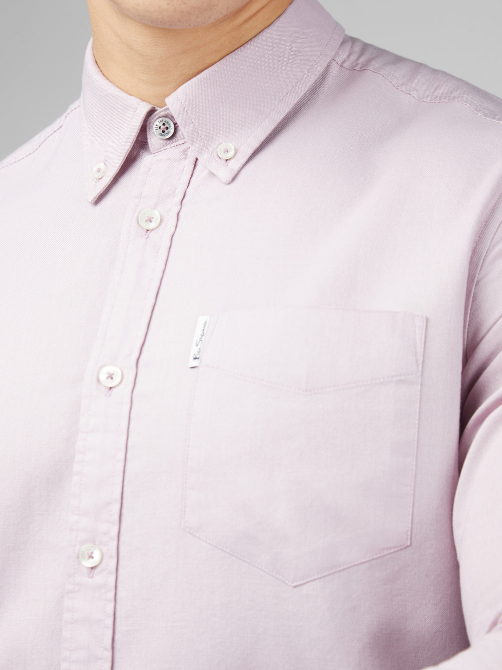 Chemises Ben Sherman Signature Oxford Long Sleeve Violette | QXE-82058546